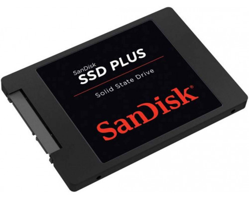 Твердотельный диск 480GB SanDisk Plus, 2,5", SATA III [R/W - 480/400 MB/s] Marvell